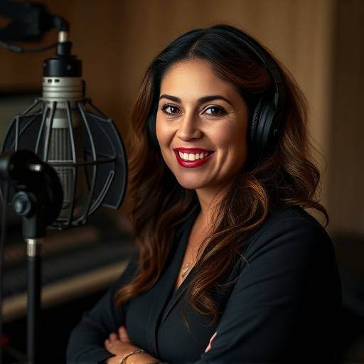 Foto de Maria Silva, co-fundadora e engenheira de som da Som e Imagem Carioca